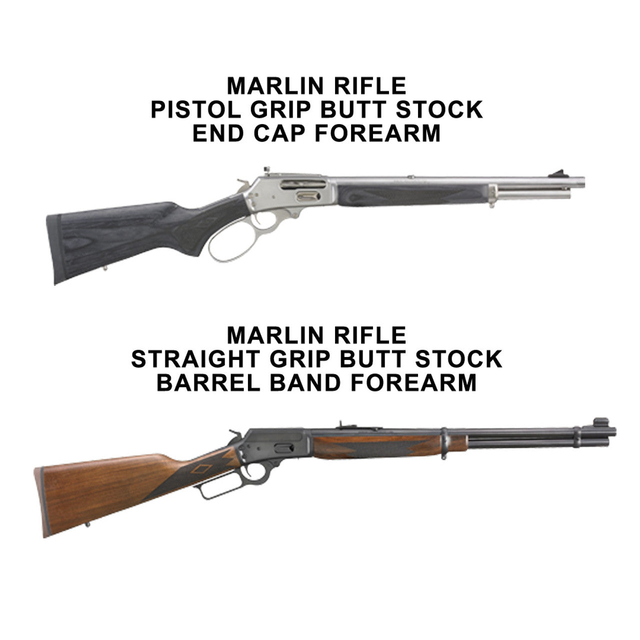Costa Marlin 1895 1894 336AAS End Cap, Pistol Grip Stock Set (Root Beer)