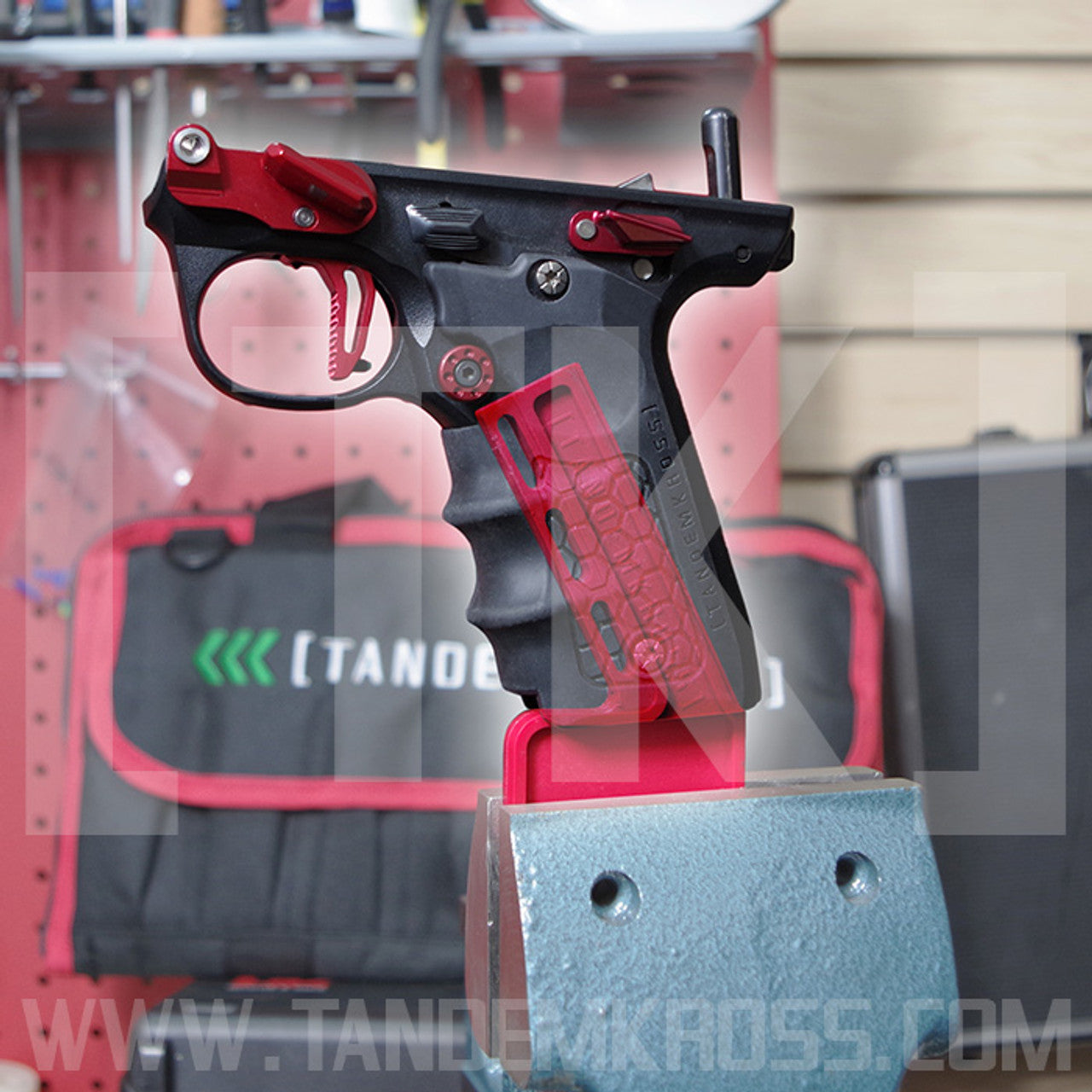 Schraubstockhalterung für .22lr Pistolen