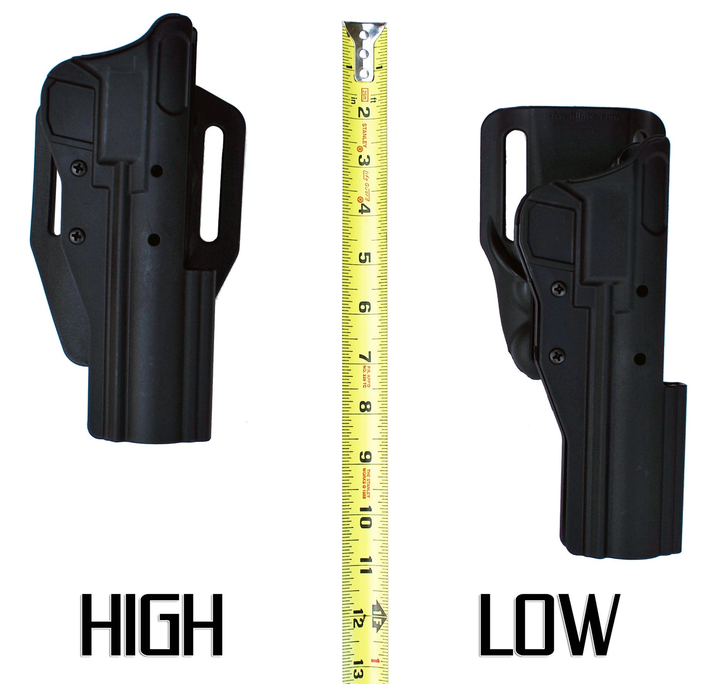 Black Dog Low-Ride Holster für Ruger Mark Serie
