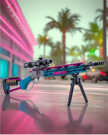 Costa Henry Pistol Grip Stock Set (Pink & Teal)