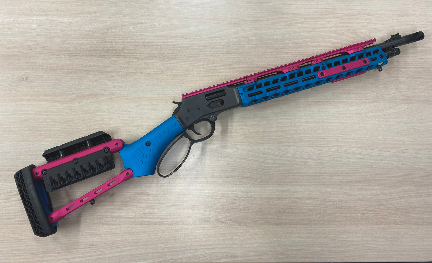 Costa Henry Pistol Grip Stock Set (Pink & Teal)