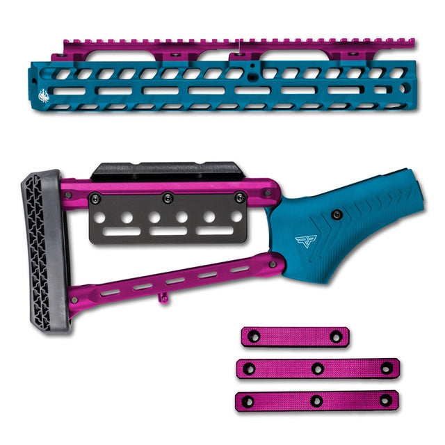 Costa Henry Pistol Grip Stock Set (Pink & Teal)