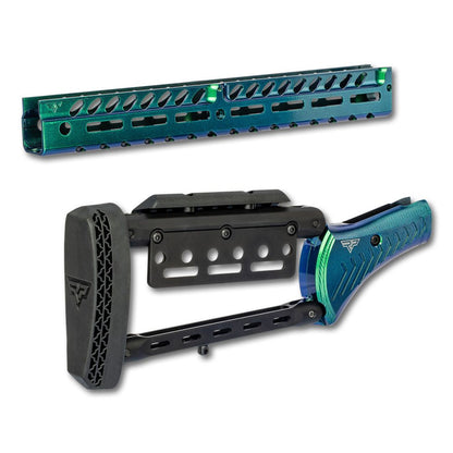 Marlin 1895 1894 336AAS End Cap, Pistol Grip Stock Set (Hypershift blue/green)
