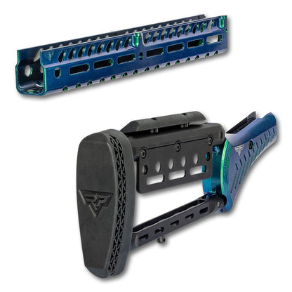 Marlin 1895 1894 336AAS End Cap, Pistol Grip Stock Set (Hypershift blue/green)