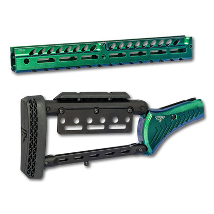 Marlin 1895 1894 336AAS End Cap, Pistol Grip Stock Set (Hypershift blue/green)