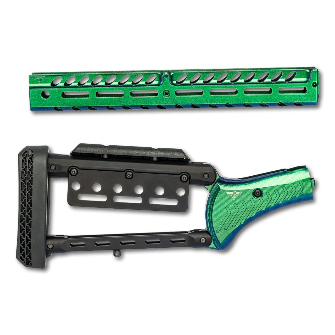 Marlin 1895 1894 336AAS End Cap, Pistol Grip Stock Set (Hypershift blue/green)