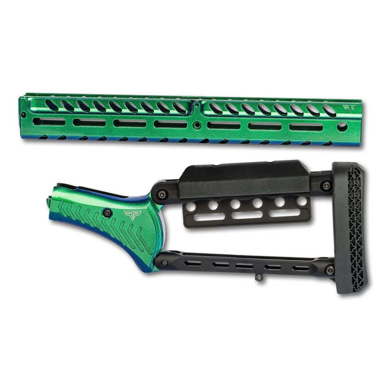 Marlin 1895 1894 336AAS End Cap, Pistol Grip Stock Set (Hypershift blue/green)
