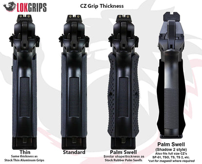 CZ Shadow 2 Griffschalen - Palm Swell Roughneck - Punisher