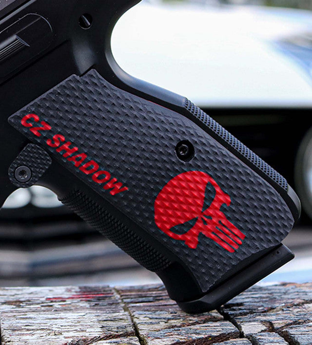 CZ Shadow 2 Griffschalen - Palm Swell Roughnecks - Punisher