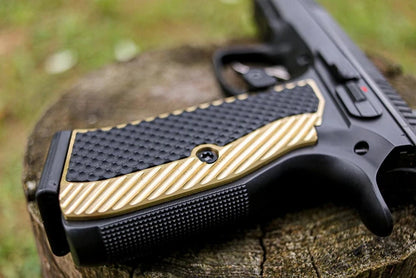 CZ Griffschalen - Thin Brass - G10 Bogies Insert