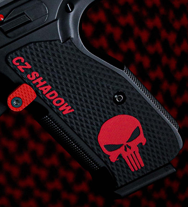 CZ Shadow 2 Griffschalen - Thin Roughnecks - Punisher