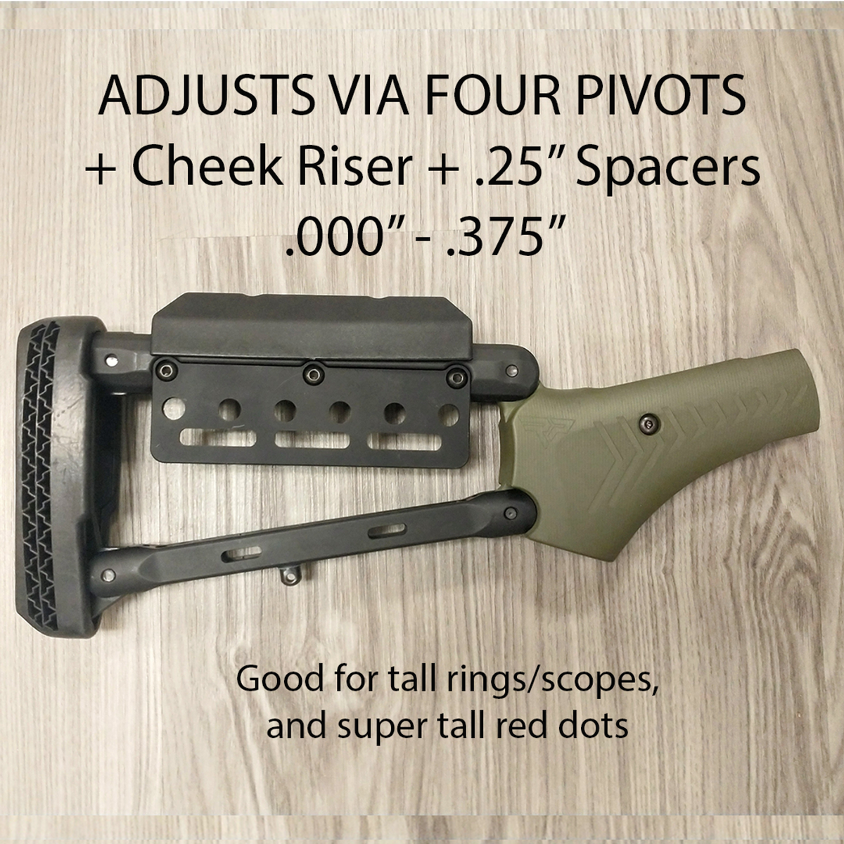 Bosen Ranger Riser Ranger Point Proceision Lever Stock adjustable Cheek Riser ...