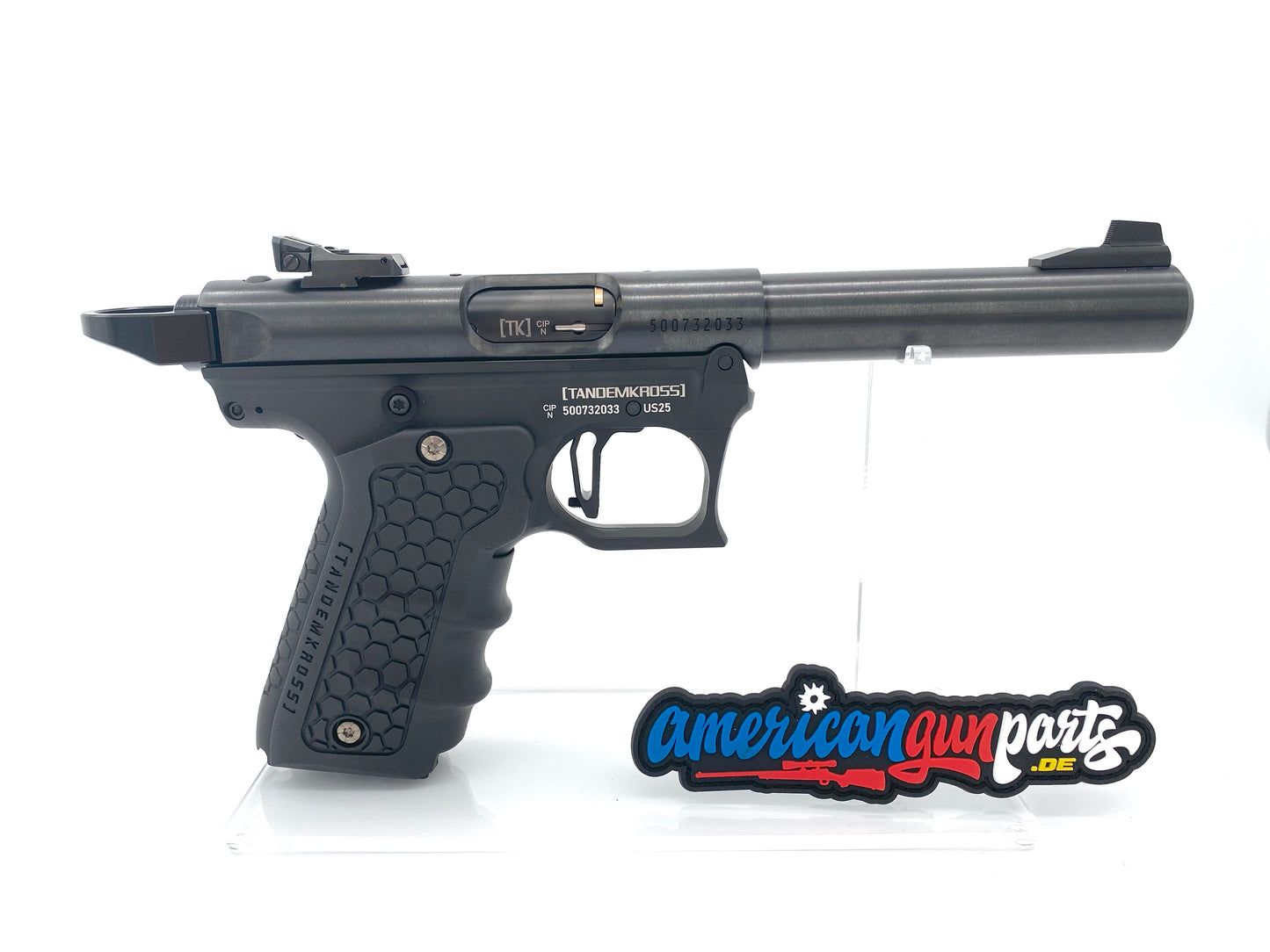 #TANDEMIZED Target Pistol - black frame with black accessories #