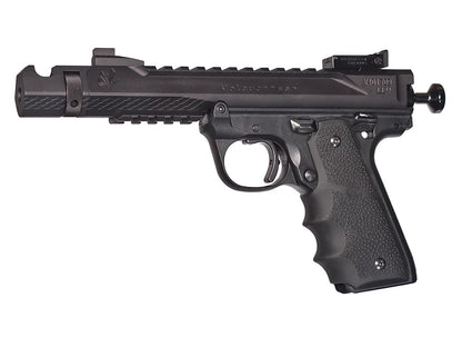 Black Mamba, 4,5", Single Port Comp, Black Anodized Aluminum