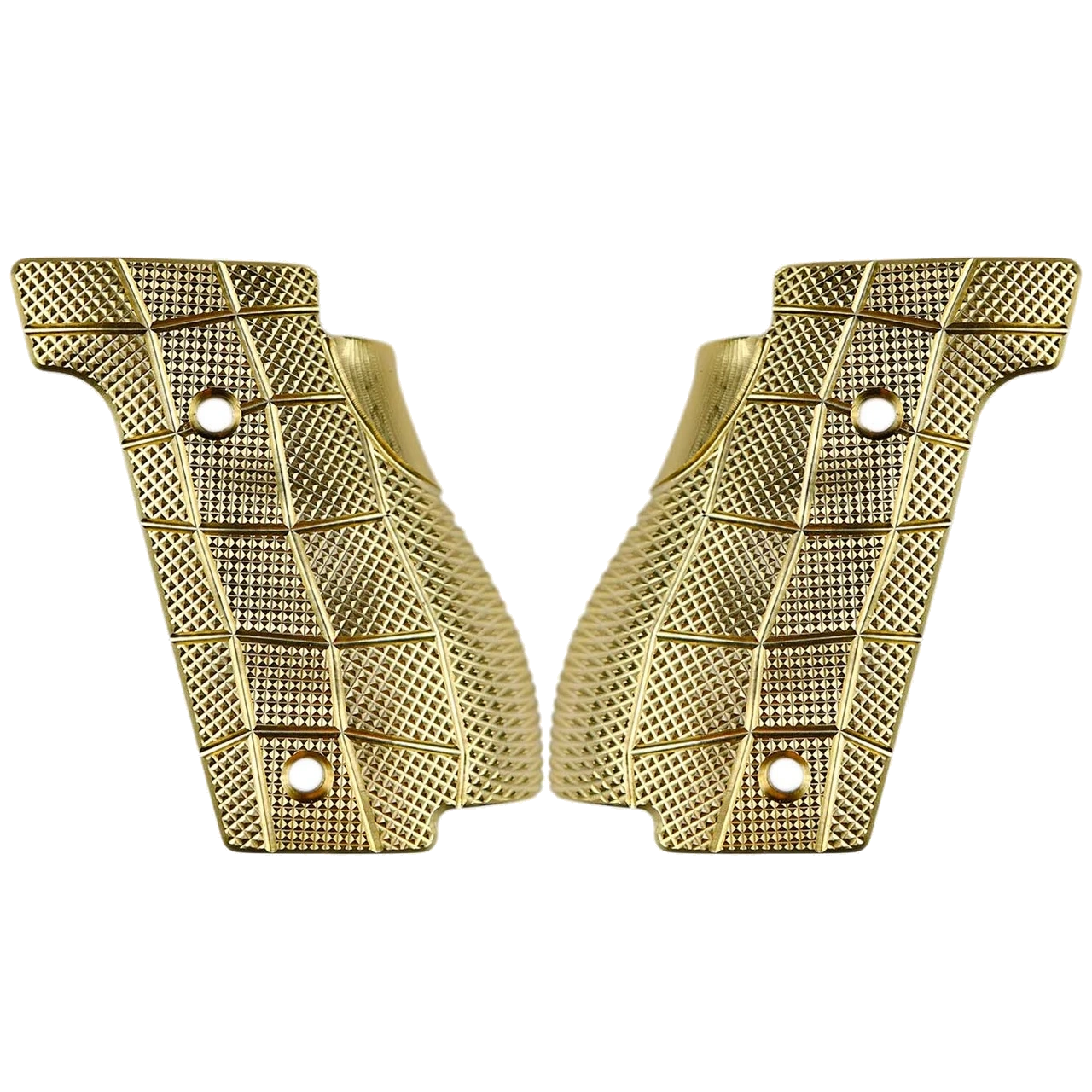 Walther PDP SF Fullsize Grips - Standard GridLOK Brass
